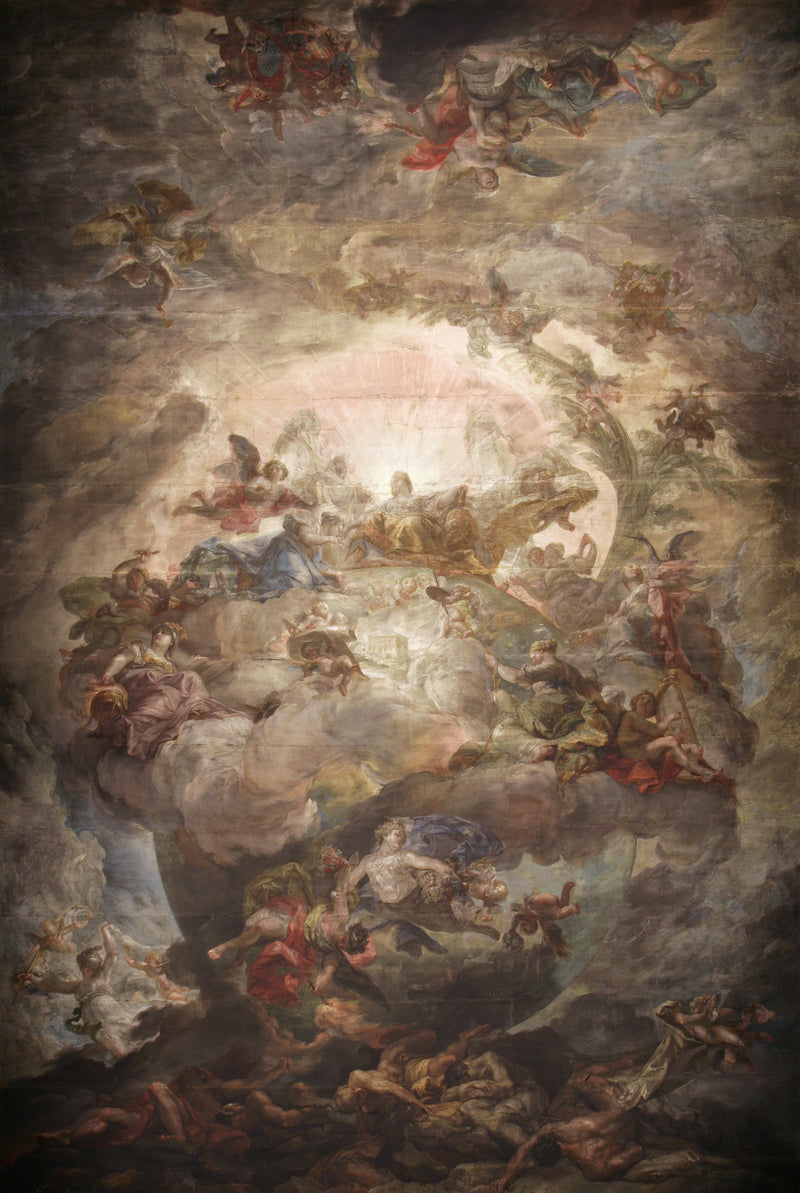 Allégorie de la donation du Casino à la reine María Isabel de Braganza par la municipalité de Madrid - Vicente López Portaña