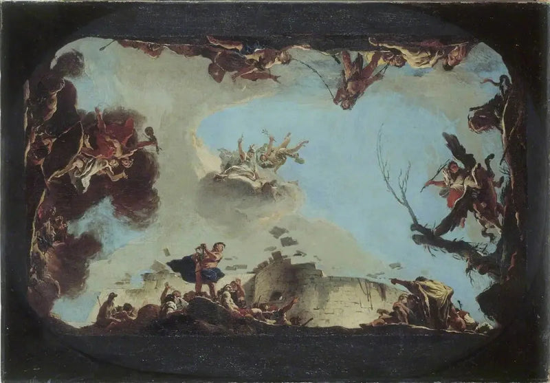 Allegori av makten til talens kraft - Giovanni Battista Tiepolo