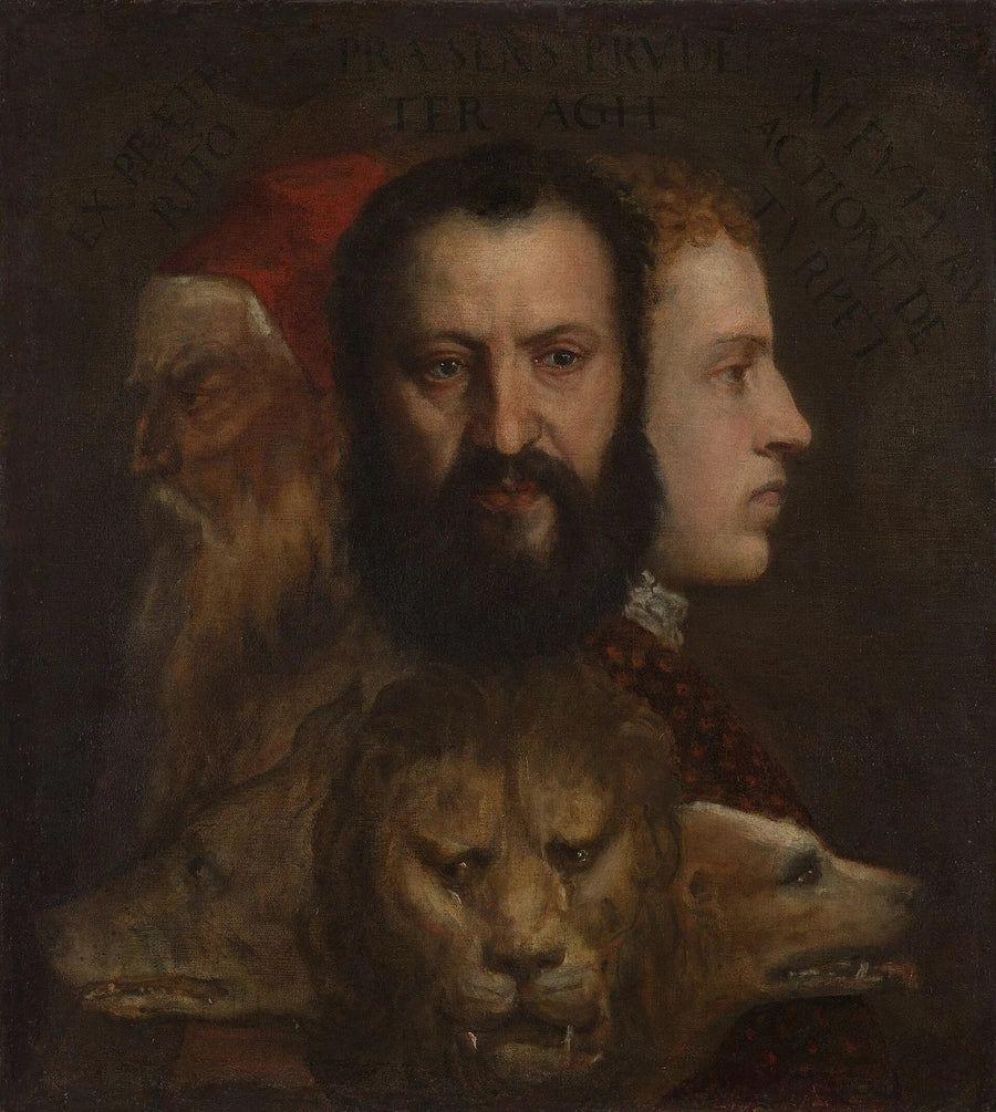 Allegori av Tiden styrt av Forsiktighet - Titian