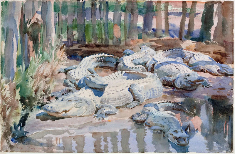 Leirealligatorer - John Singer Sargent