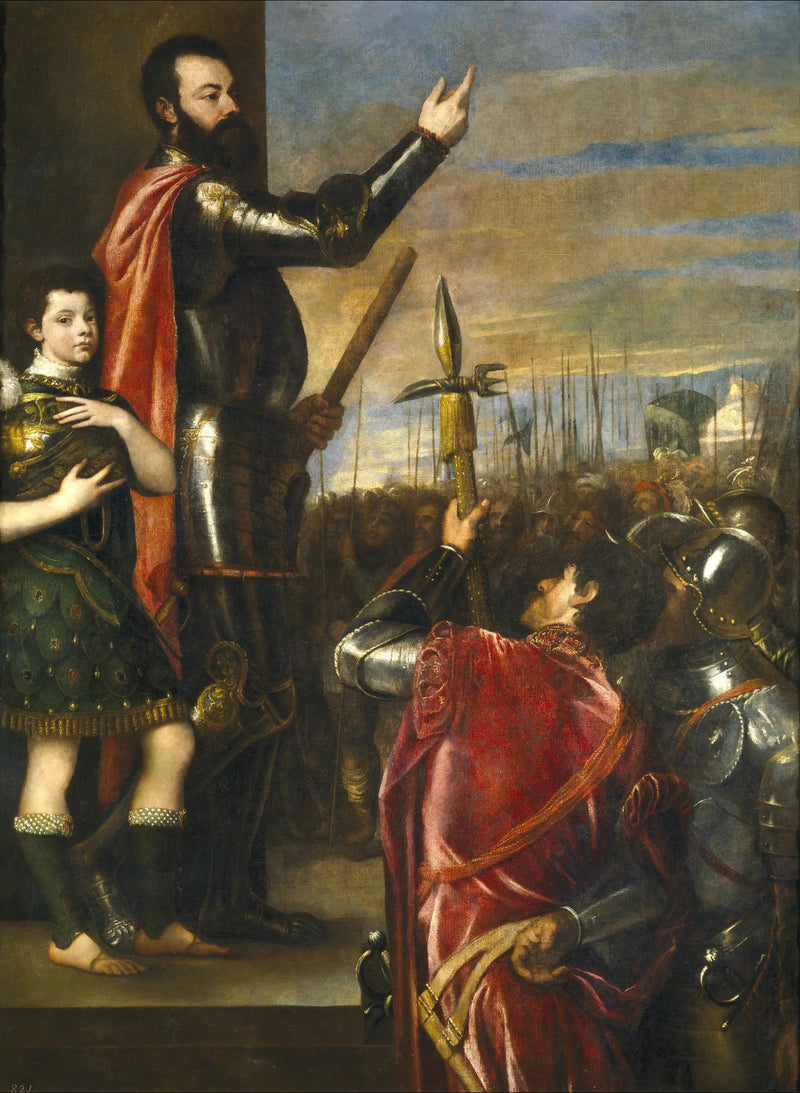 Alphonse d'Avalos' tale - Titian