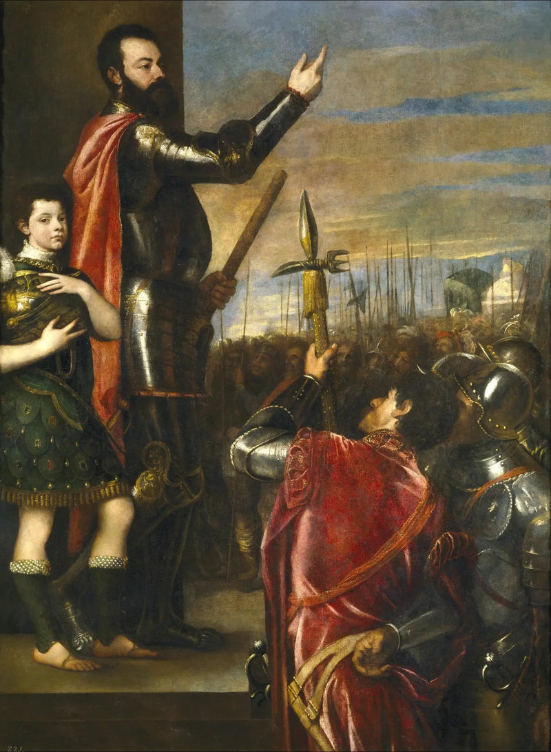 Alphonse d'Avalos' tale - Titian