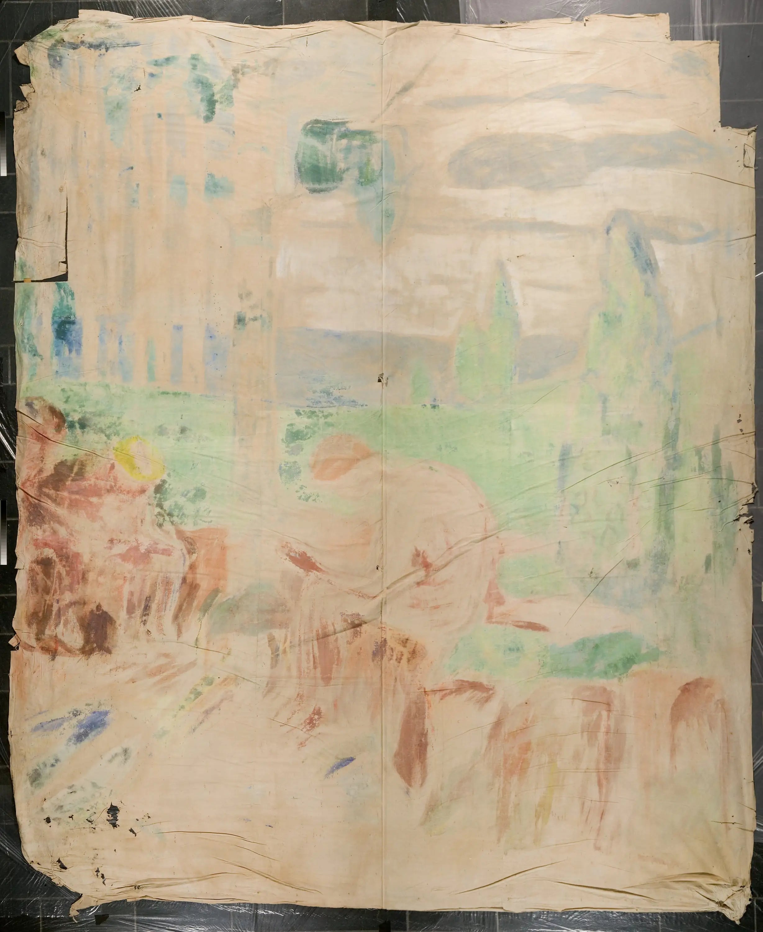 Reproduction du tableau « Alma Mater : côté droit - Edvard Munch » par Alpha Reproduction en peinture à l’huile