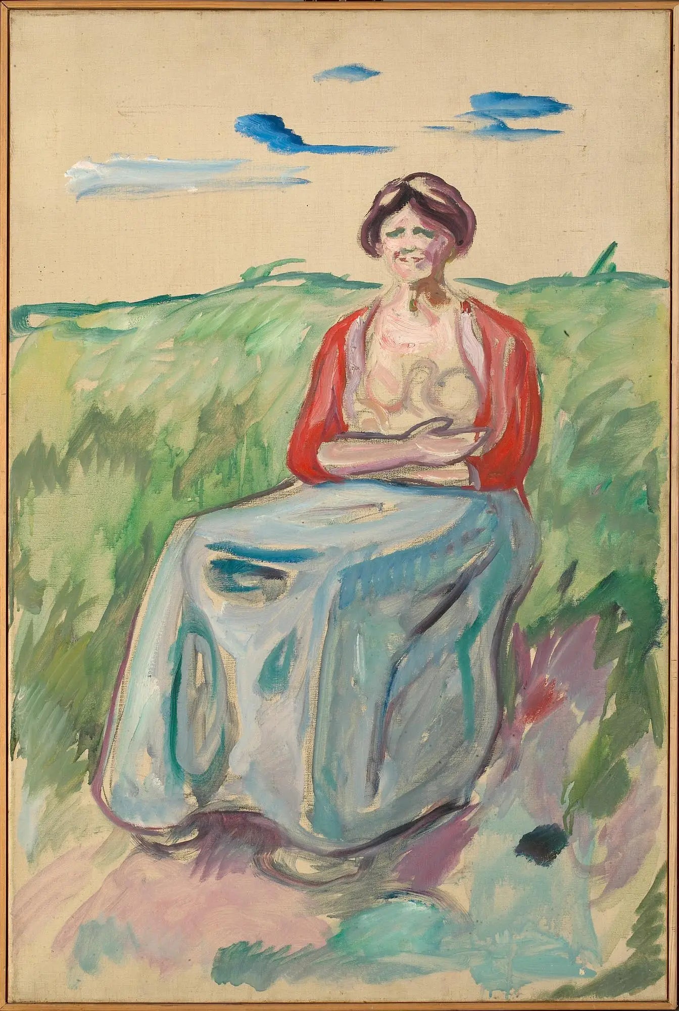 Reproduction du tableau « Alma Mater : étude - Edvard Munch » par Alpha Reproduction en peinture à l’huile