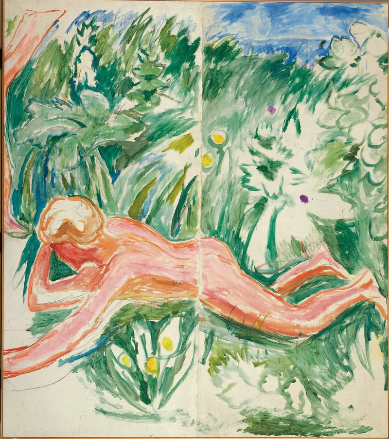 Alma Mater: liggende gutt - Edvard Munch