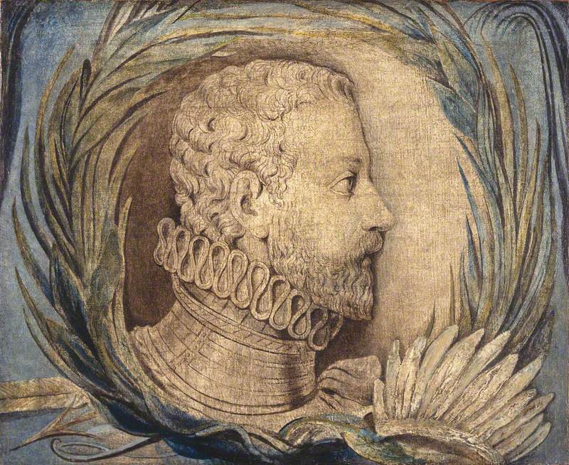 Alonso de Ercilla og Zúñiga (1533-1594) - William Blake
