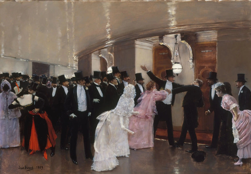 Bråket i korridorene på Operaen - Jean Béroud

Source:
Altercation dans les couloirs de l'Opéra - Jean Béraud