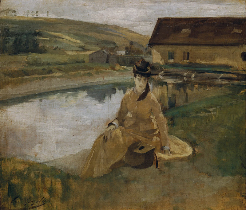 På vannet (À l'eau) - Eva Gonzalès