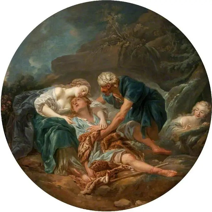 Amintas gjenoppstått av Sylvia - François Boucher