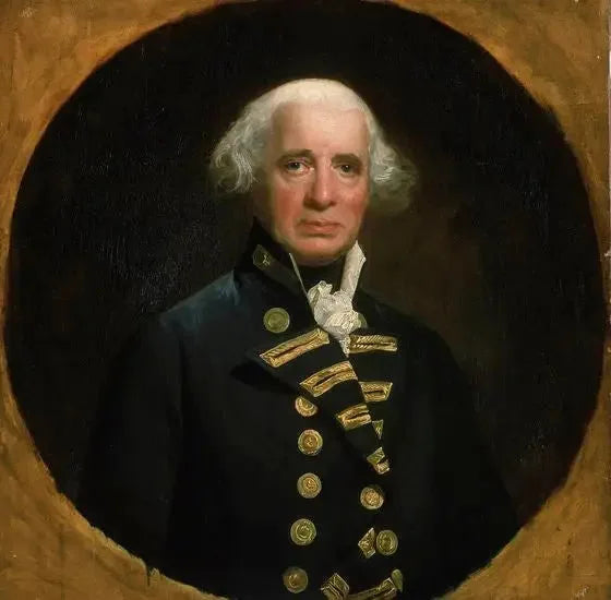 Admiral av flåten Howe (1726-1799), første greve Howe - John Singleton Copley

Source:
Amiral de la flotte Howe (1726-1799), 1er comte Howe - John Singleton Copley
