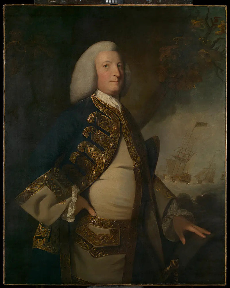 Admiral Sir George Anson, 1. baron Anson (1697-1762) - Joshua Reynolds