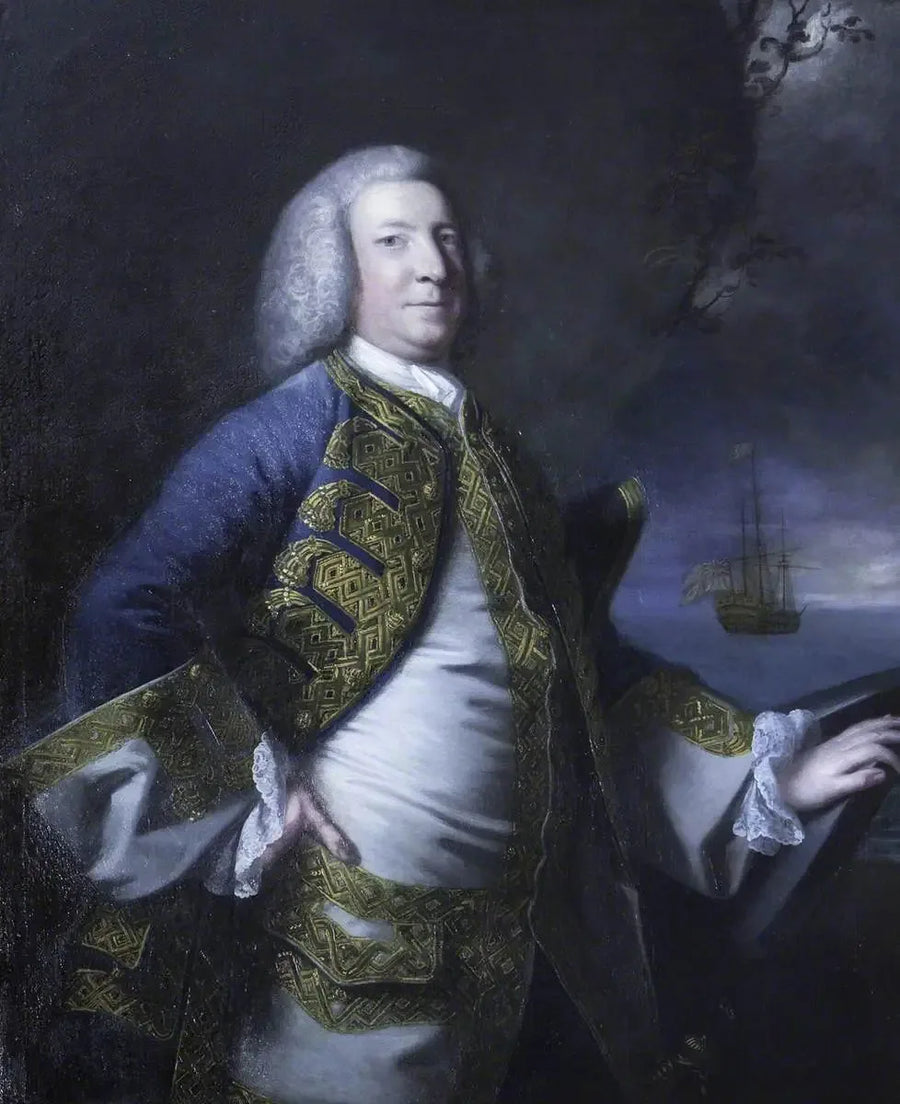 Admiral Sir George Anson, baron Anson de Soberton (1697-1762) - Joshua Reynolds