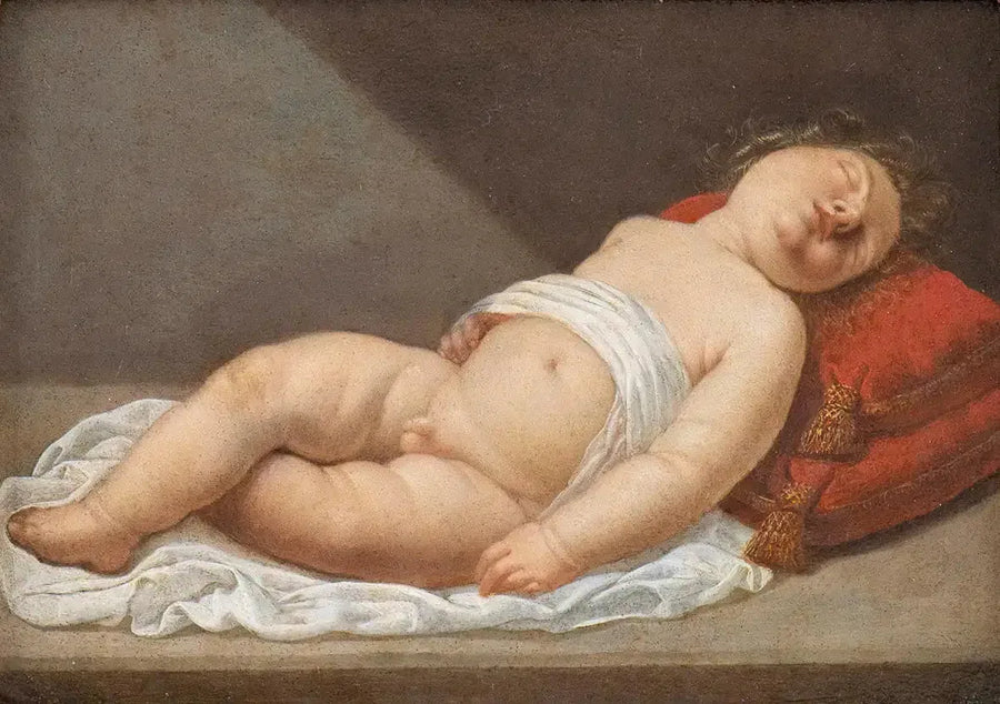 Sovende kjærlighet - Artemisia Gentileschi