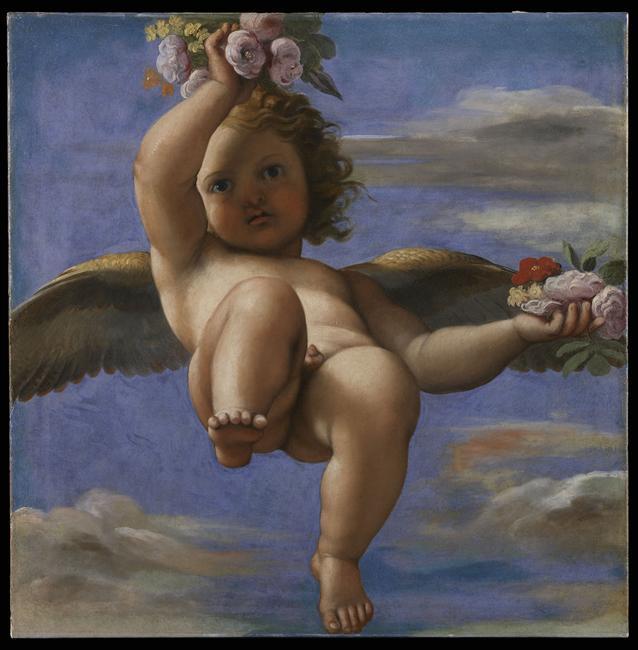 Kjærlighet som sprer blomster - Annibale Carracci