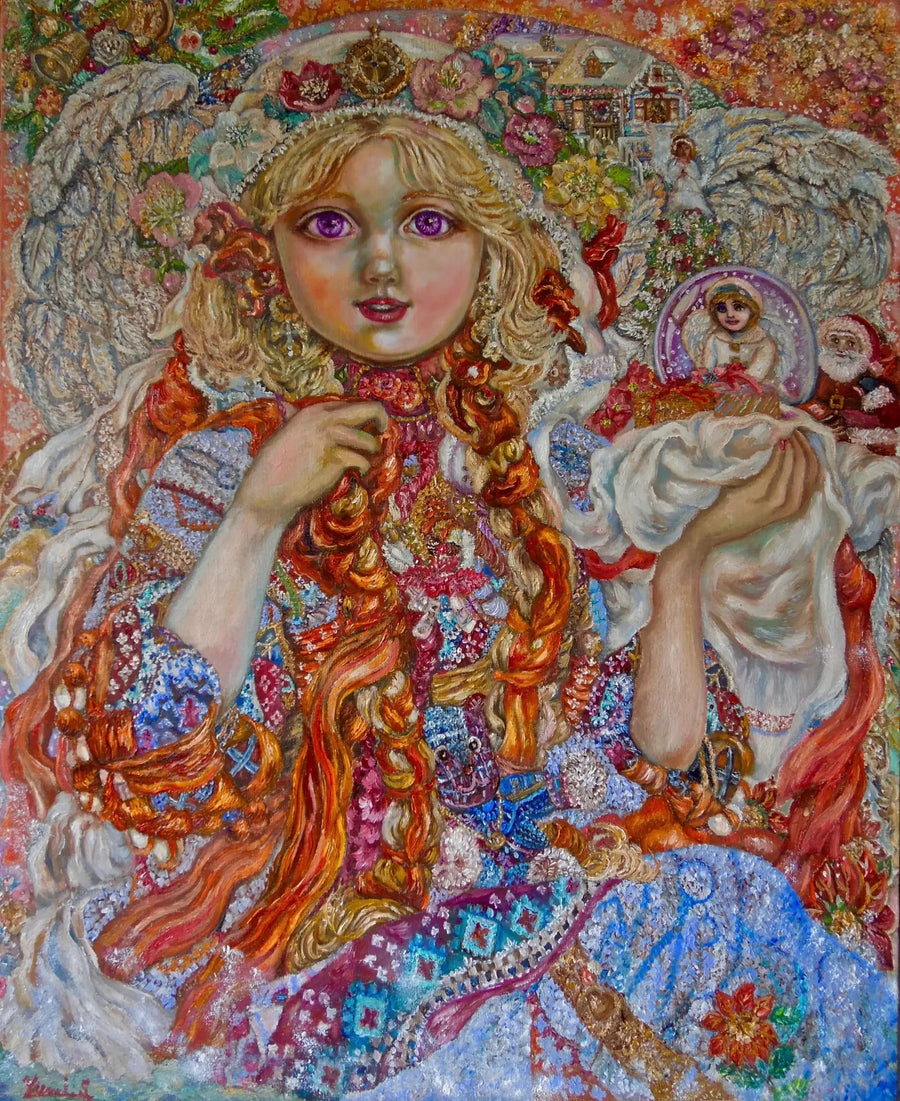 En engel som feirer jul - Yumi Sugai