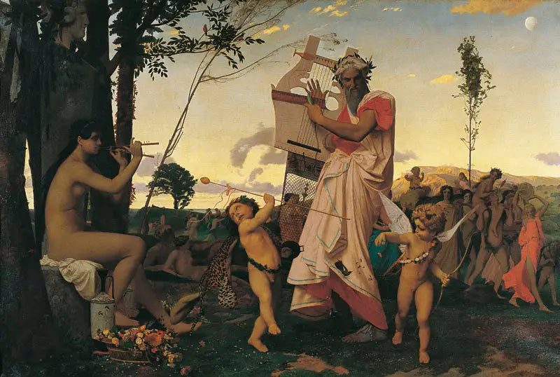 Anakreon, Bacchus og Kjærligheten - Jean-Léon Gérôme