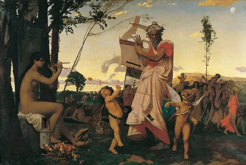 Anakreon, Bacchus og Kjærligheten - Jean-Léon Gérôme