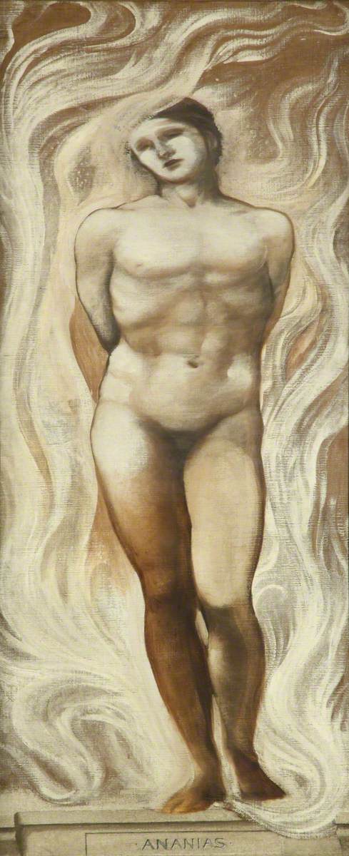 Ananias - Edward Burne-Jones image 1 reproduction artisanale de tableau