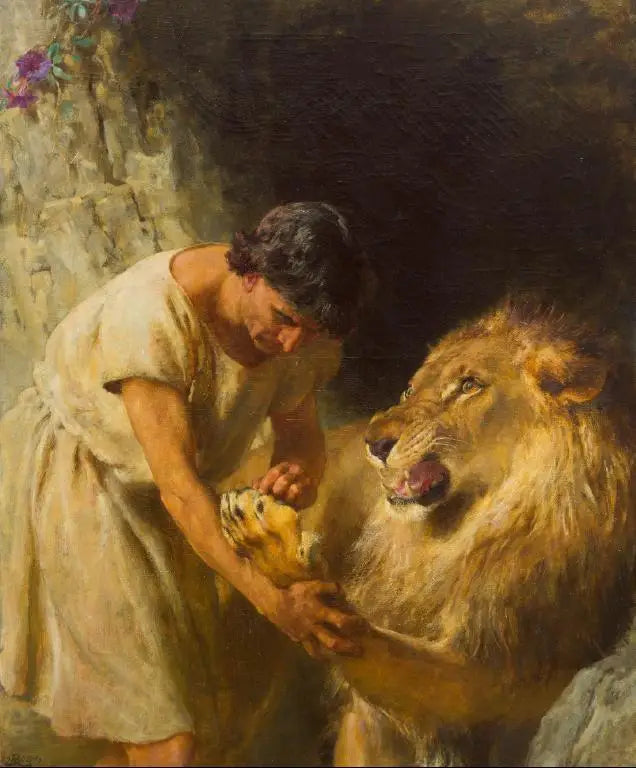 Androklès og løven - Briton Rivière

Source:
Androclès et le Lion - Briton Rivière