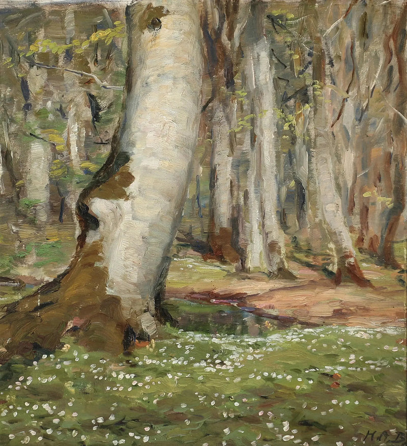 Anemoner i skogen om våren. - H. A. Brendekilde

Source:
Anémones dans les bois au printemps. - H. A. Brendekilde