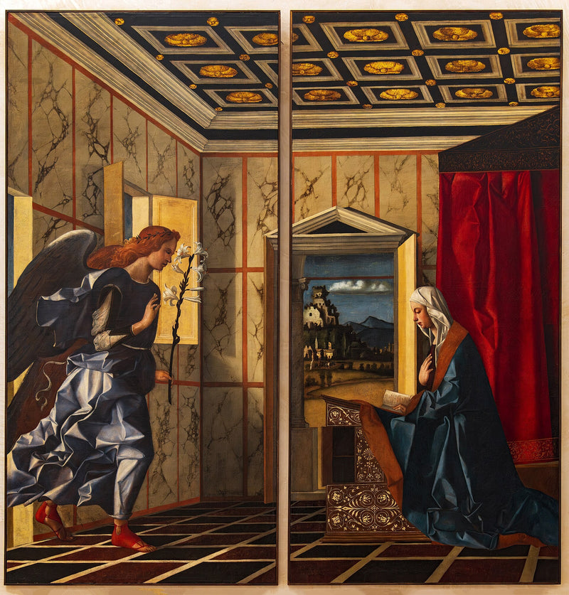 Ange de l'Annoncingen, Jomfru av Annoncingen - Giovanni Bellini