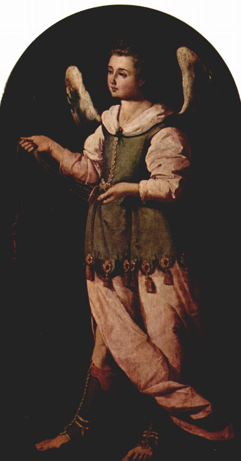 Ange bærer en røkelsebærer - Francisco de Zurbarán