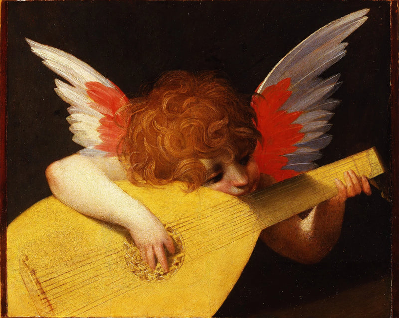 Engel som spiller lut - Rosso Fiorentino