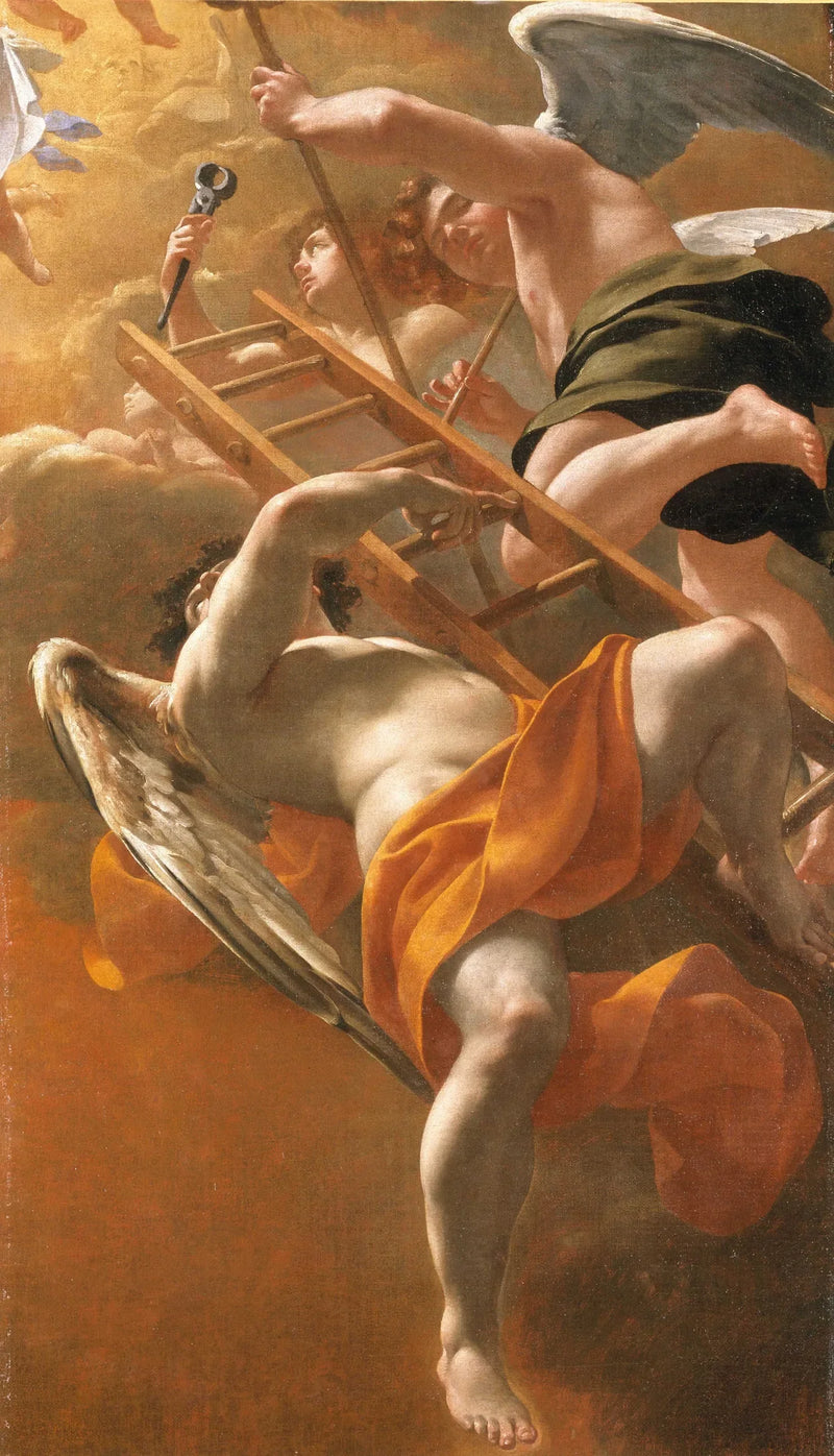 Anges som bærer lidenskapens instrumenter - Simon Vouet