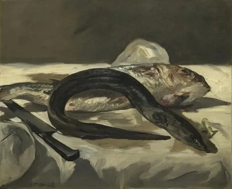Ål og Røye - Édouard Manet