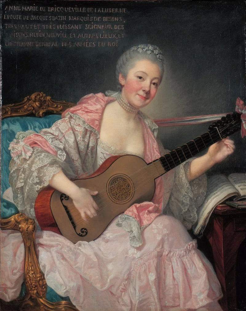 Anne-Marie de Bricqueville de Laluserne, marchioness av Bezons - Jean-Baptiste Greuze