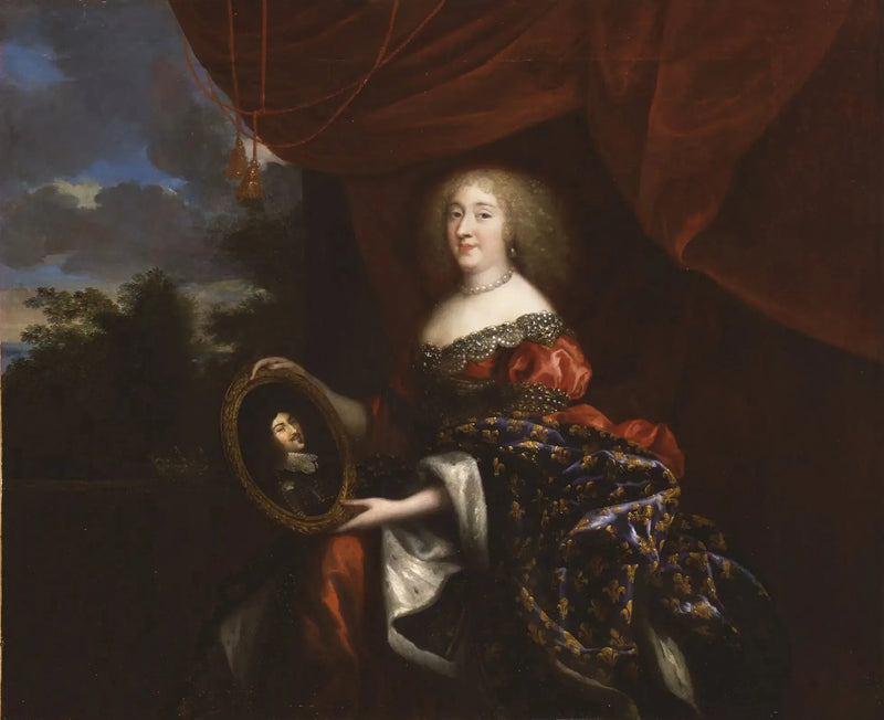 Anne-Marie-Louise d'Orléans (1627-1693), hertuginne av Montpensier, kalt den Store Mademoiselle - Jean Nocret