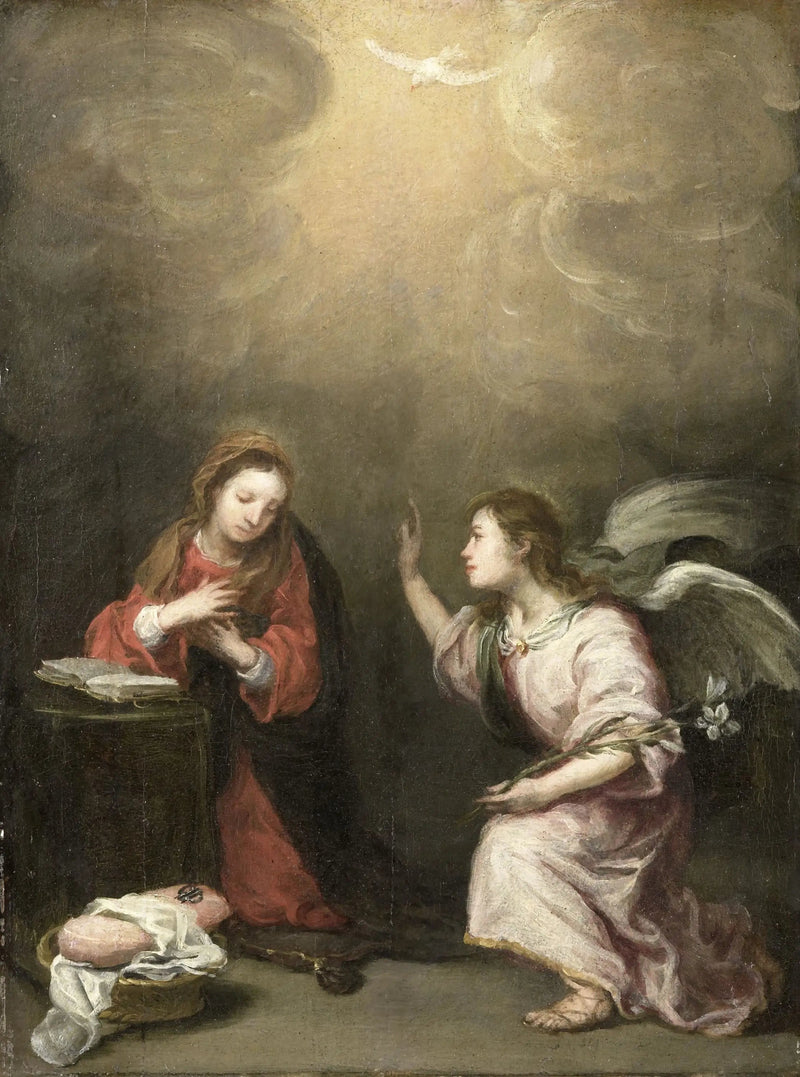 Jomfru Marias kunngjøring

Source:
Annonciation à la Vierge - Bartolomé Esteban Murillo