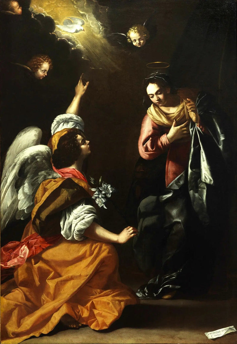 Annonseringen - Artemisia Gentileschi