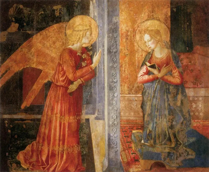 Annonsering av San Domenico - Benozzo Gozzoli