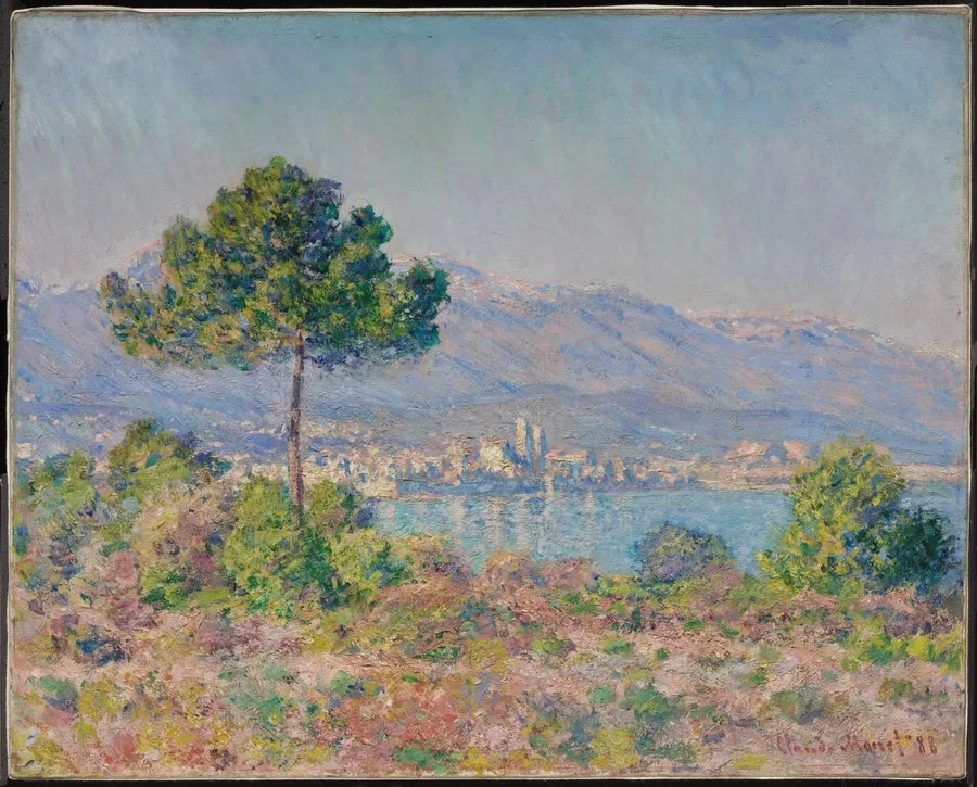 Antibes, utsikt over Notre-Dame-platået W1172 - Claude Monet
