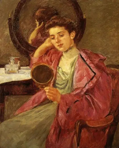 Antoinette ved sitt sminkebord - Mary Cassatt