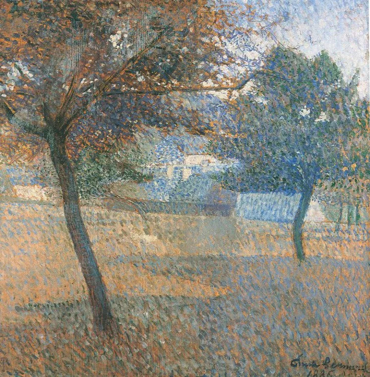 August, frukthage i Pont Aven - Émile Bernard