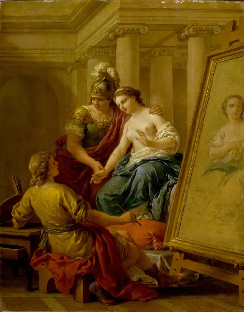 Apelle forelsker seg i Campaspe - Louis Jean François Lagrenée

Source:
Apelle tombant amoureux de Campaspe - Louis Jean François Lagrenée