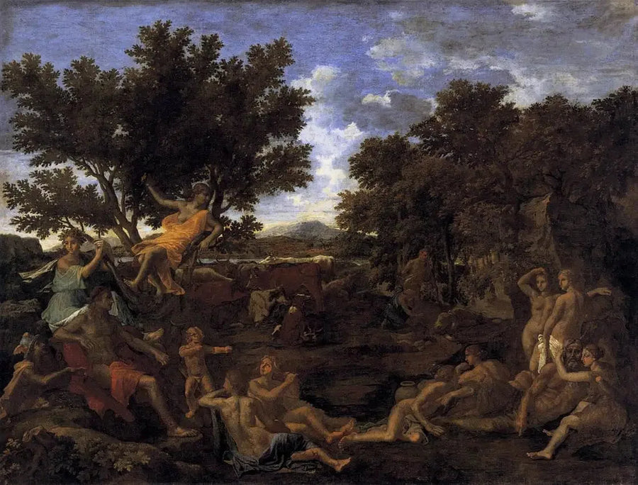 Apollon forelsket i Daphne - Nicolas Poussin