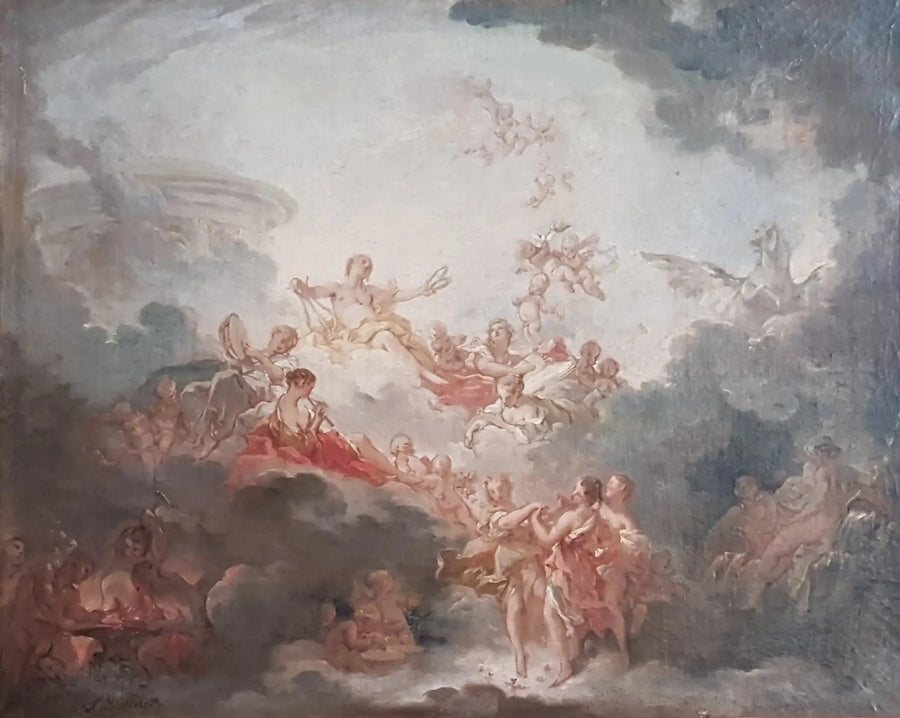 Apollon som krones kunst - François Boucher