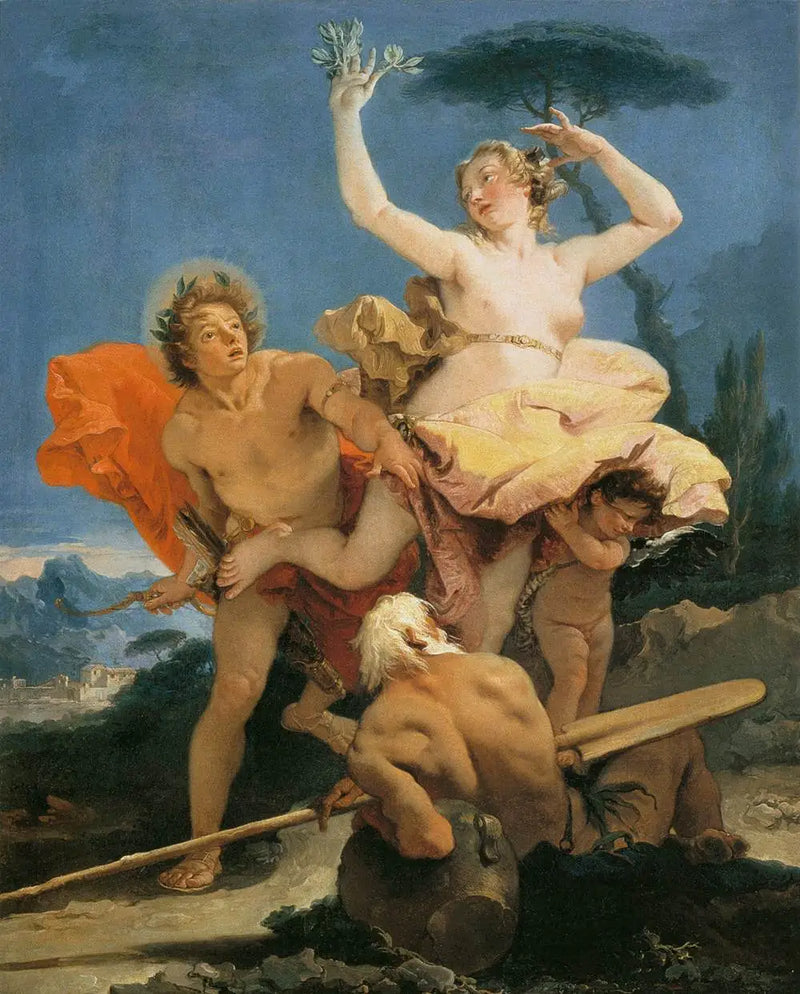 Apollon og Daphné - Giovanni Battista Tiepolo