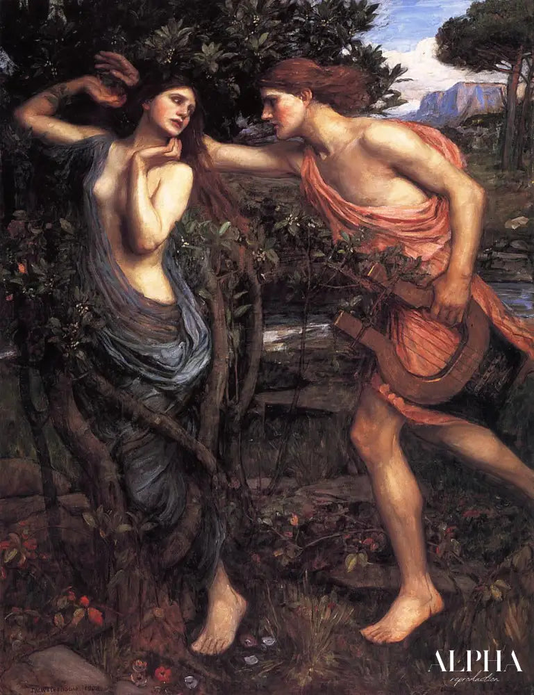 Apollon et Daphné - John William Waterhouse Reproductions de tableaux à la peinture à l’huile