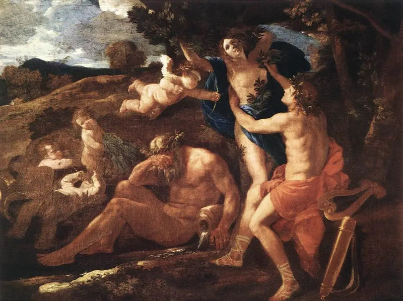 Apollon og Daphné - Nicolas Poussin