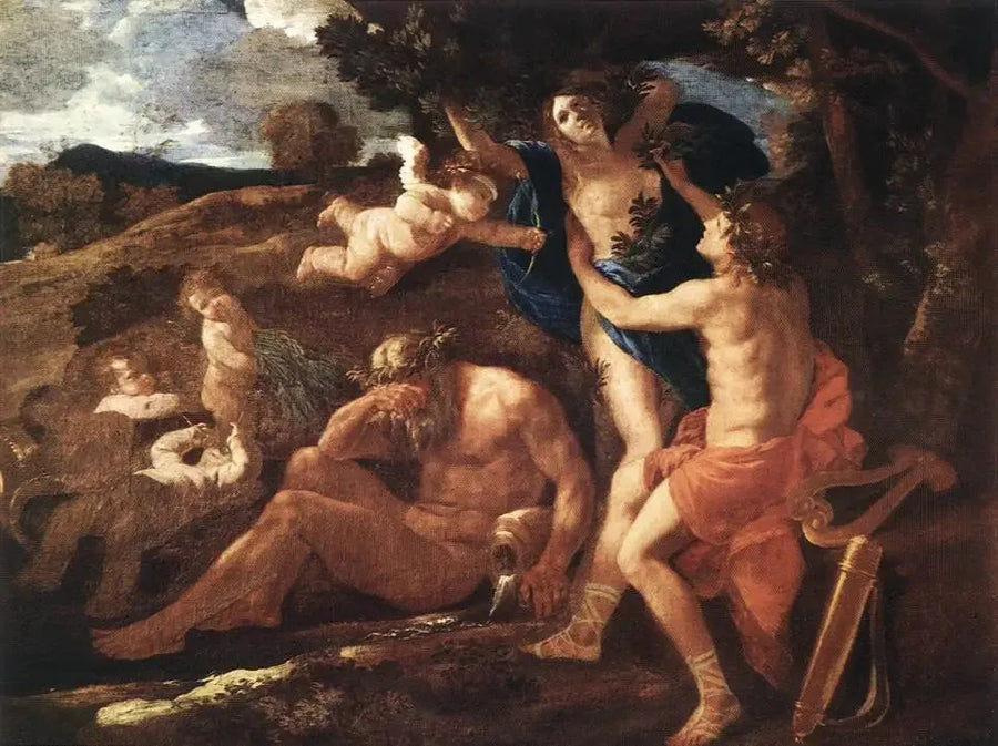 Apollon og Daphné - Nicolas Poussin