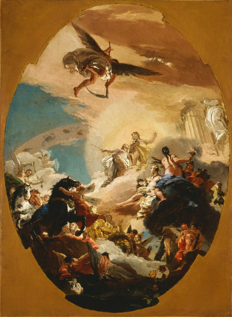 Apollon og Phaéton - Giovanni Battista Tiepolo