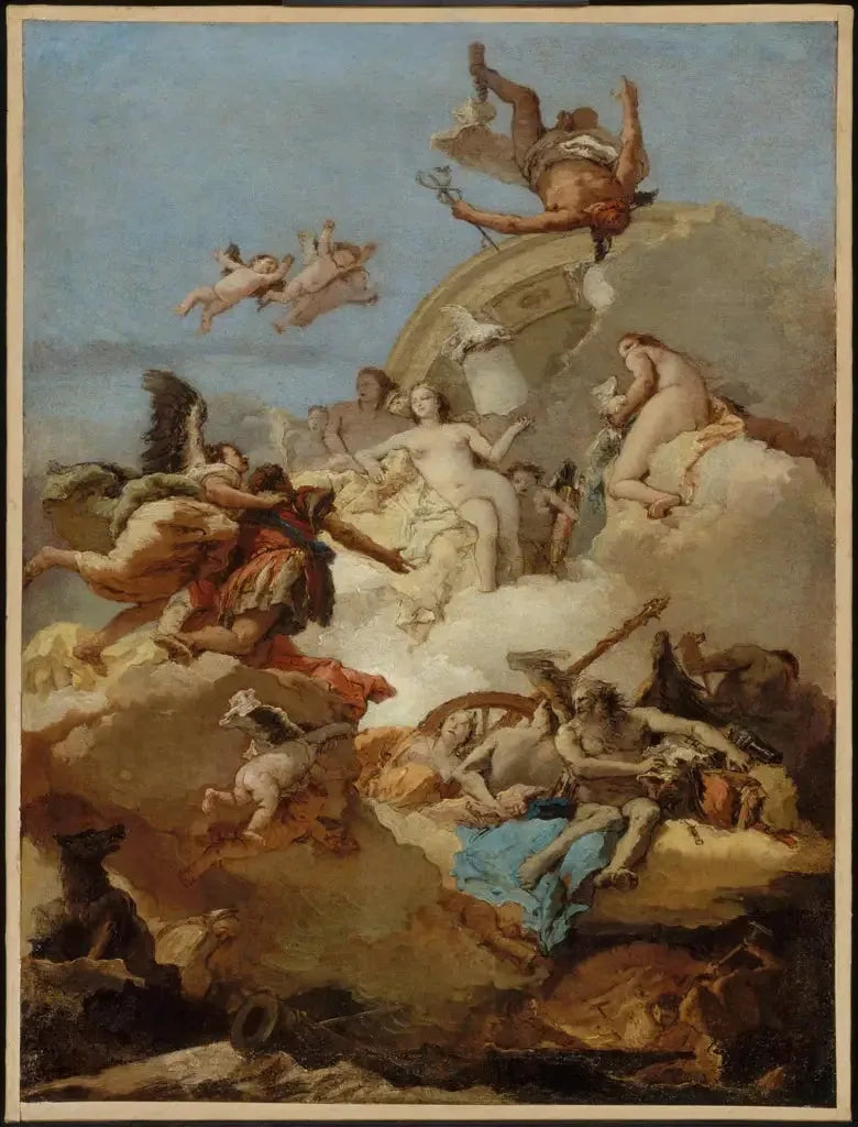 Apoteose av Eneas - Giovanni Battista Tiepolo