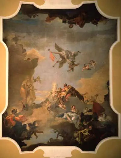 Apoteose av Angelo della Vecchia - Giovanni Battista Tiepolo