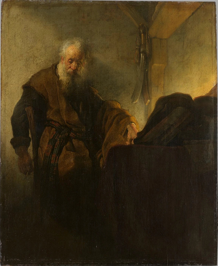 Apostelen Paulus ved sitt arbeidsbord - Rembrandt