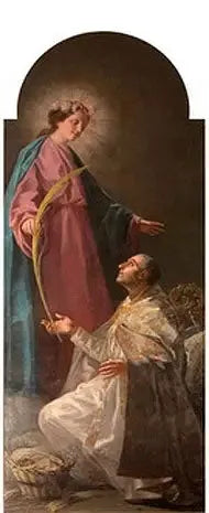 Jomfruens åpenbaring for hellige Julian - Francisco de Goya