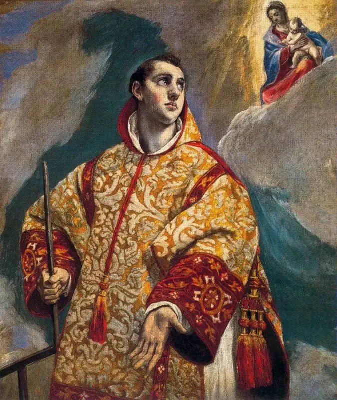 Tilsynekomsten av Jomfruen ved San Lorenzo - El Greco
